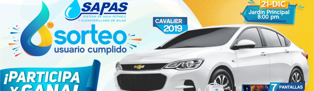 Invitan al 6to Sorteo “Usuario Cumplido”.