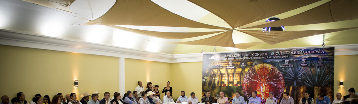 Directivos de SAPAS asisten a la XVII Sesión del Consejo de Cuenca Lerma- Chapala.