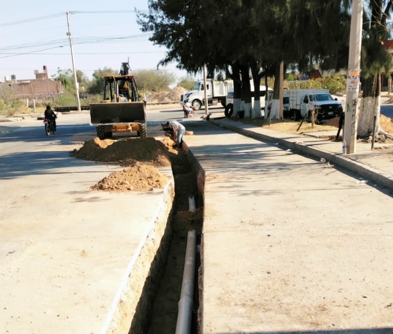 Avanza renovación de la red de agua potable en el tramo Ramal-Pastelero de la avenida Censo
