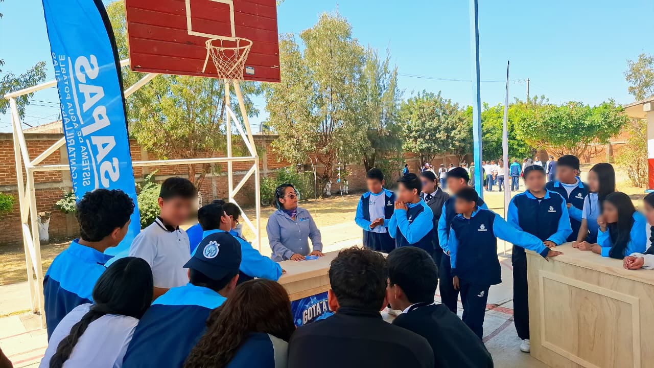 Celebran el PrevenFest del Día Mundial del Agua en la telesecundaria de la colonia Sopeña