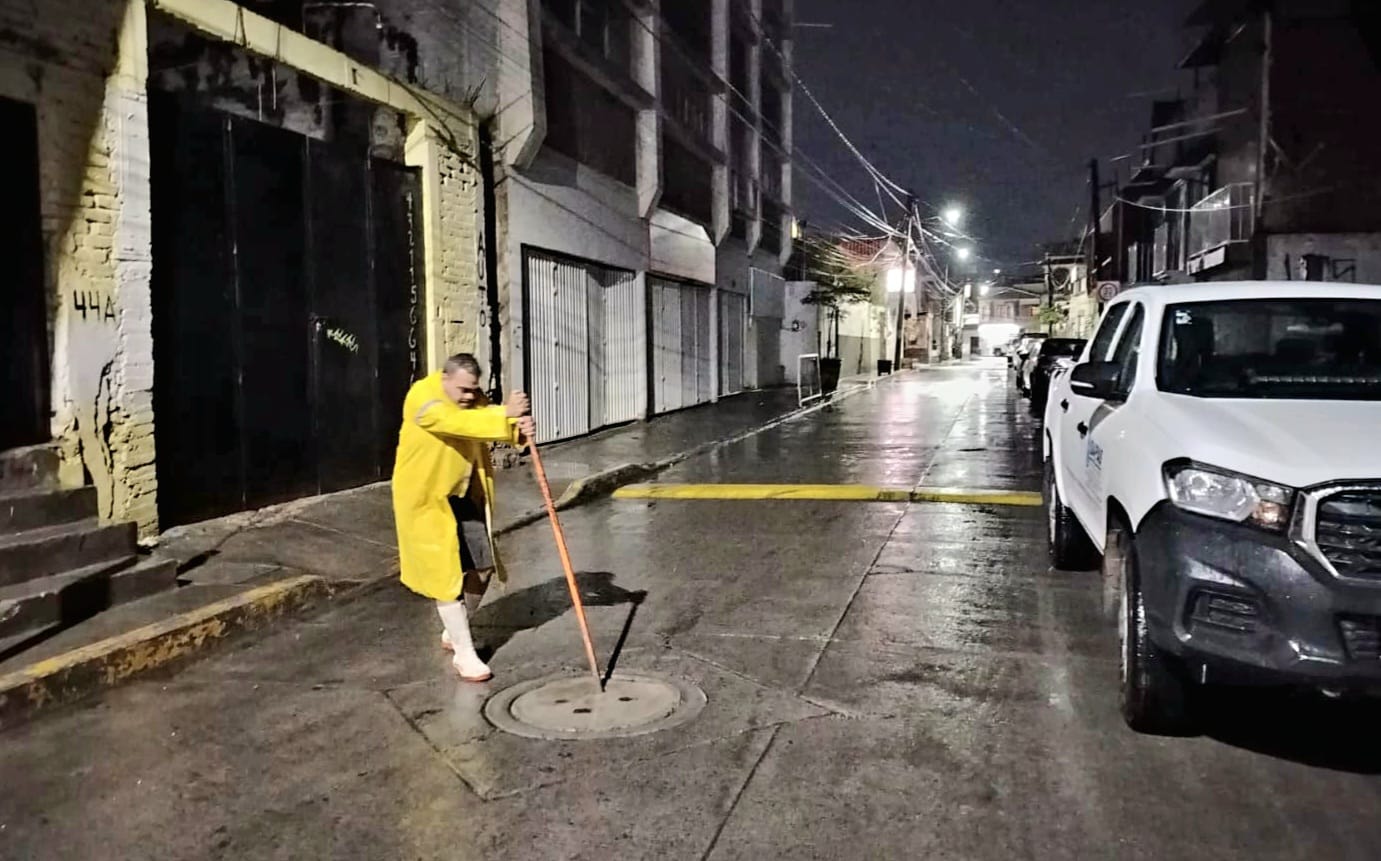Monitorea y atiende SAPAS diversos puntos de Silao por la lluvia torrencial del sábado 6 de junio